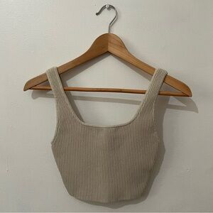 Aritzia sculpt knit tank